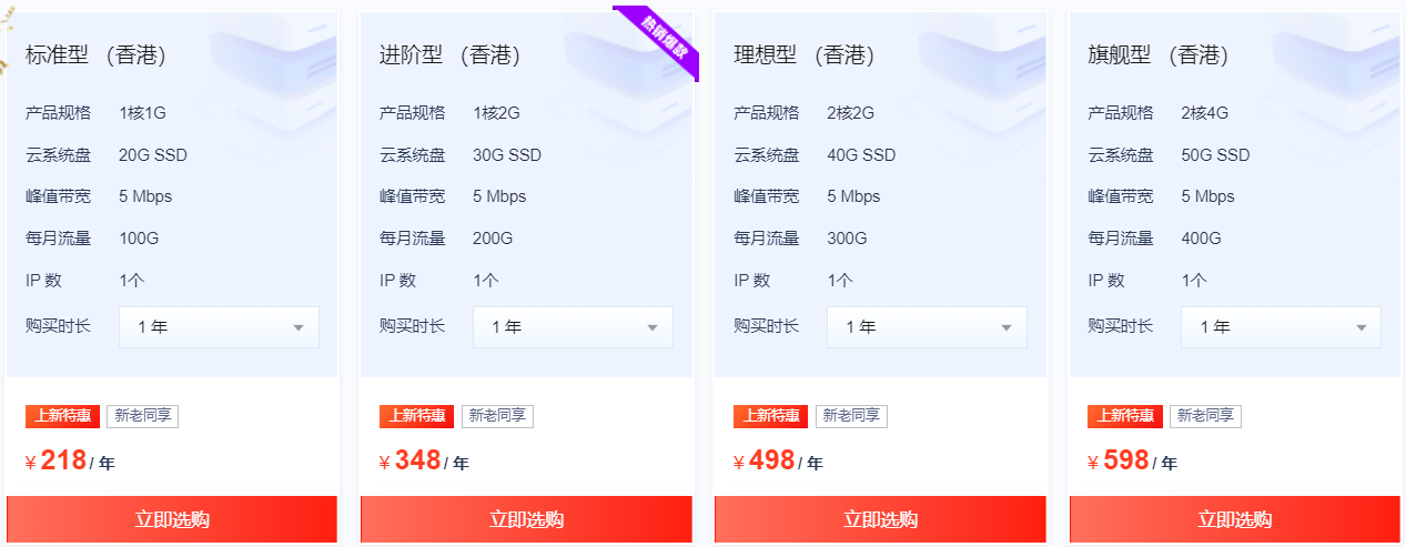 輕量云服務器