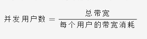 并發(fā)用戶數計算公式