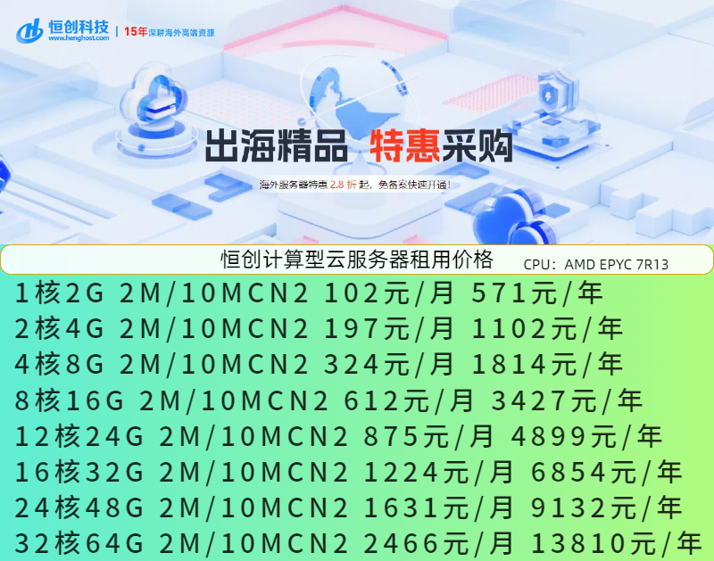 香港AMD計算型云服務(wù)器租用優(yōu)點